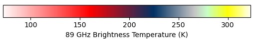 89 GHz color map